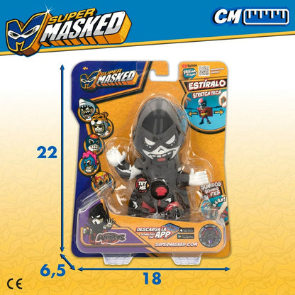 Figurine d’action Eolo Super Masked Whisper 11,5 x 15,5 x 6,5 cm Élastique (12 Unités)