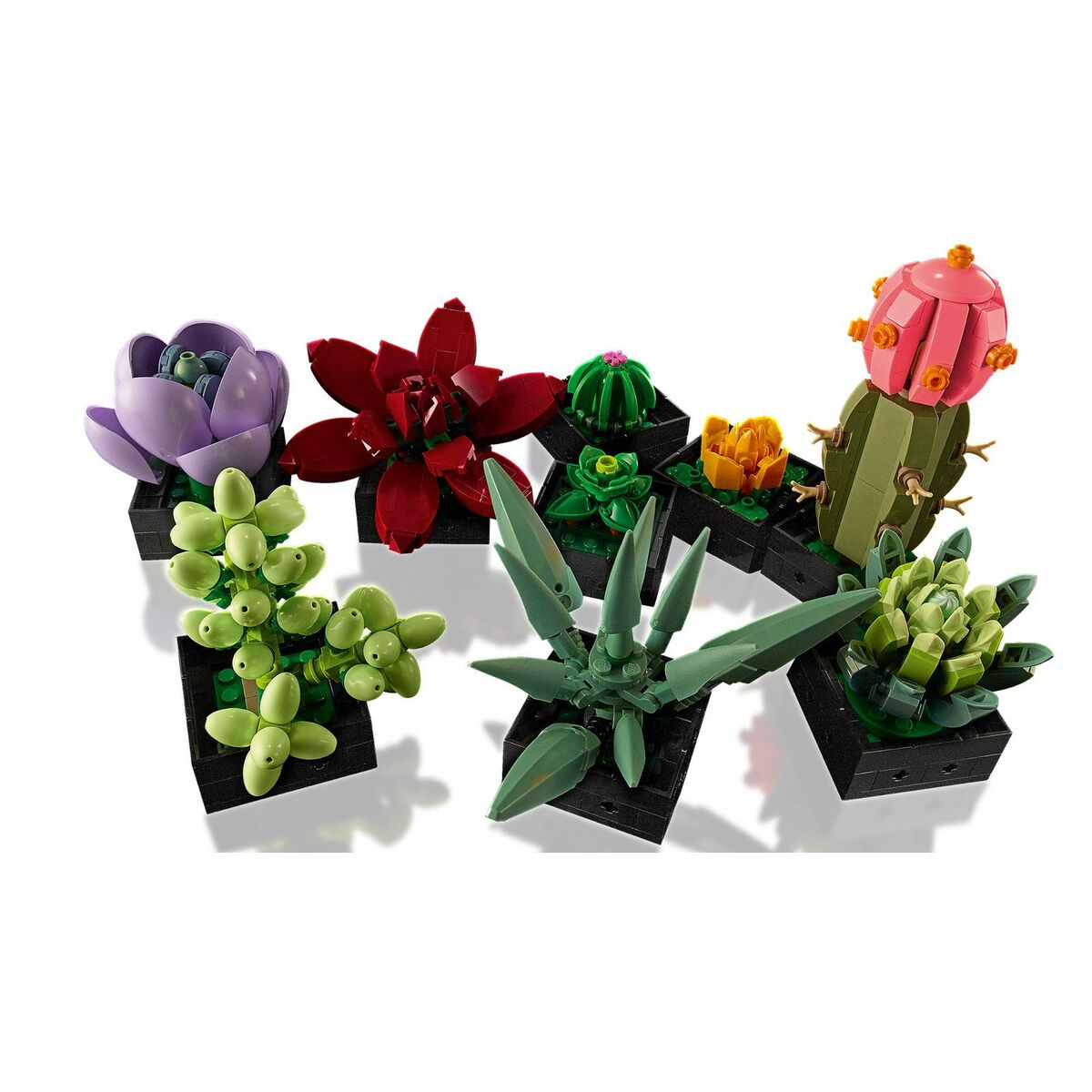 Set de construction Lego Succulent 771 Pièces Multicouleurs 10309