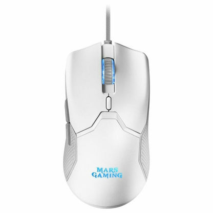 Pack Gaming Mars Gaming MCPXWES Blanc Espagnol Qwerty QWERTY LED RGB