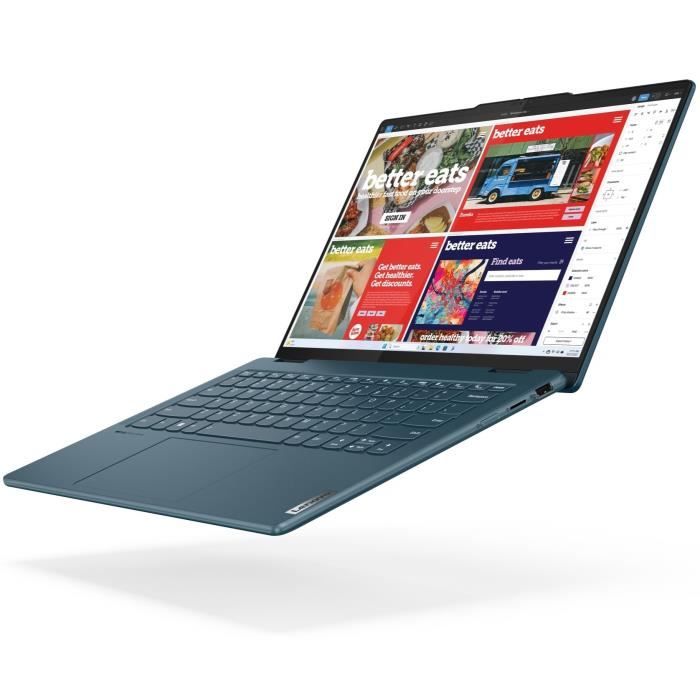 PC Portable LENOVO Yoga 7 2-en-1 14IML9 | 14 16:10 Tactile - Intel Ultra 7 155U - RAM 16Go - SSD 512Go - Sans Windows - AZERTY