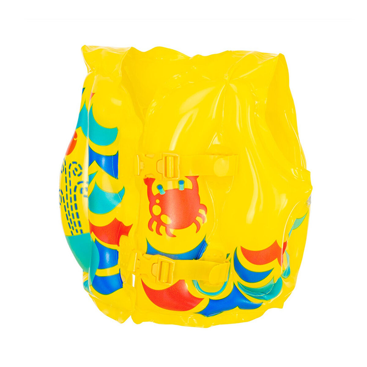 Gilet Gonflable pour Piscine Bestway Jaune Crabe 41 x 30 cm 3-6 ans (1 Unité)