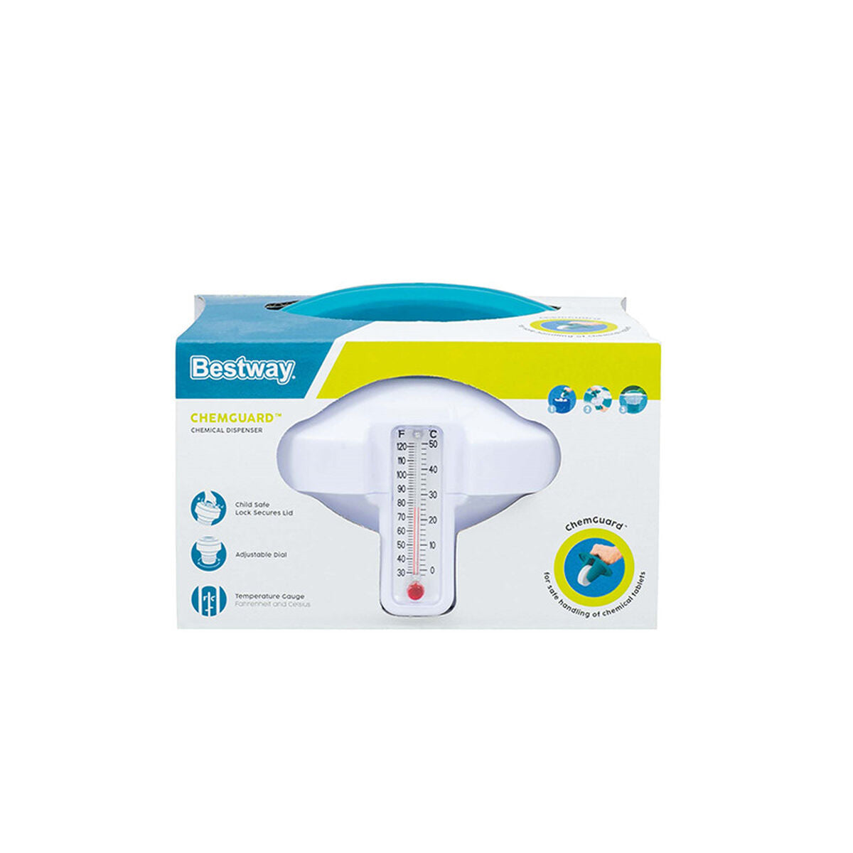 Distributeur de Chlore Bestway Thermomètre Grand (1 Unité)