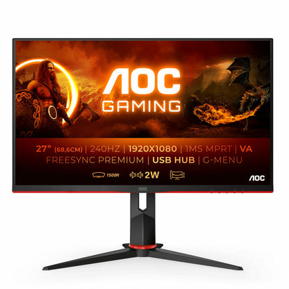 Écran AOC C27G2ZU/BK 27" FHD LED Full HD 240 Hz