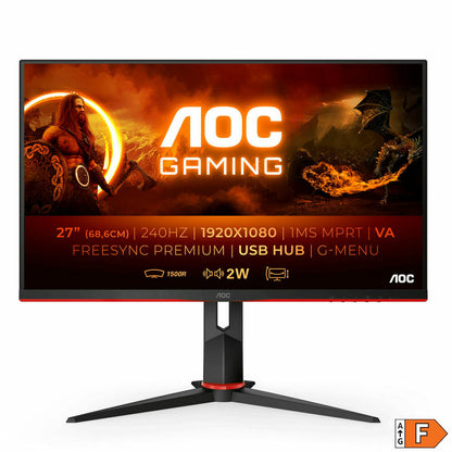 Écran AOC C27G2ZU/BK 27" FHD LED Full HD 240 Hz