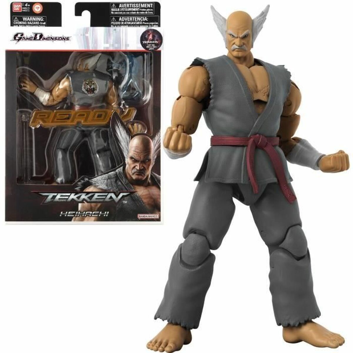 Figurine d’action Bandai Tekken - Heihachi (40672) 17 cm Moderne 1 Pièce