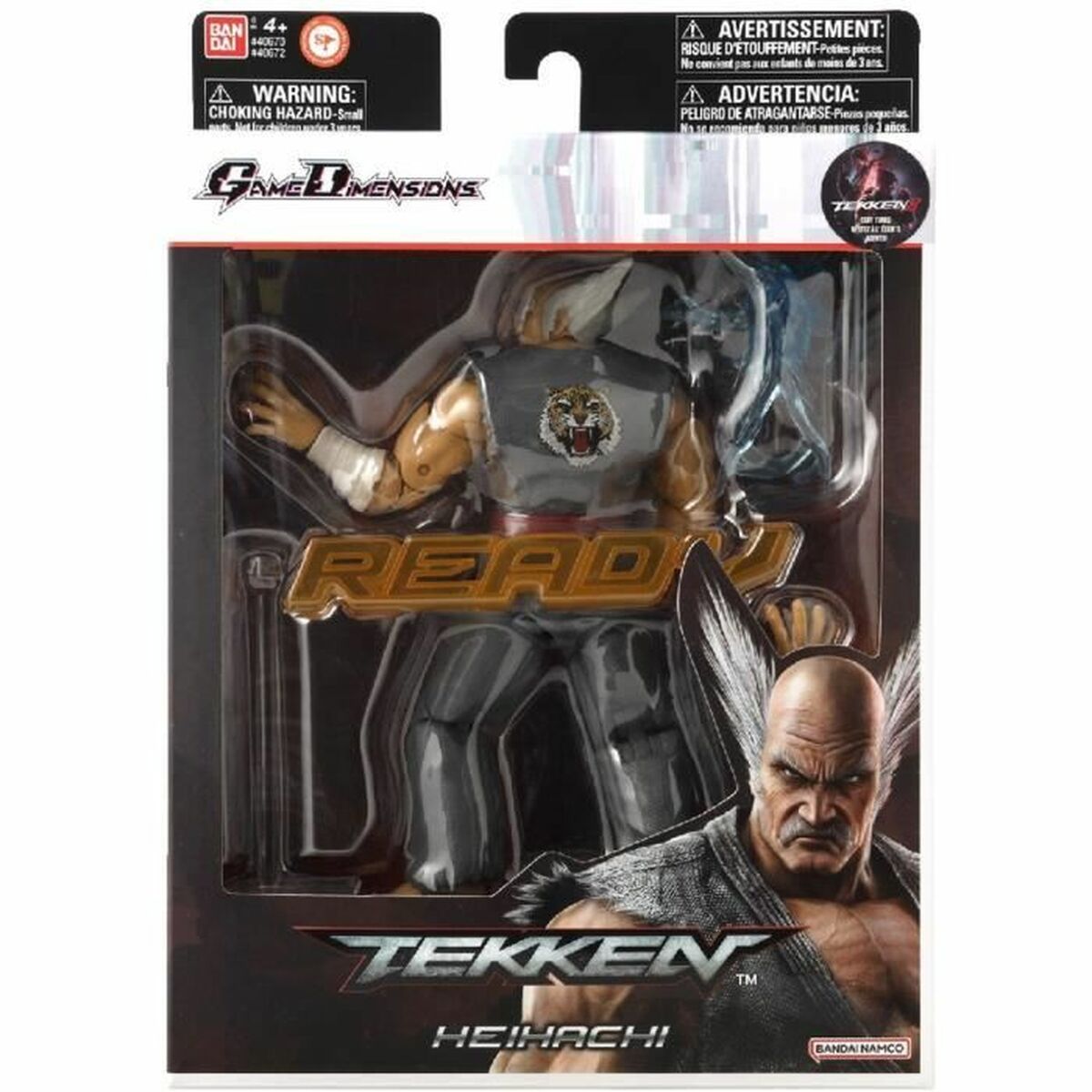 Figurine d’action Bandai Tekken - Heihachi (40672) 17 cm Moderne 1 Pièce