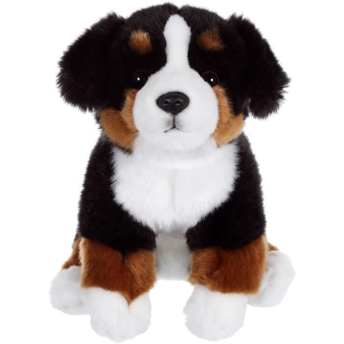 Peluche Chien Bouvier Bernois - GIPSY TOYS - Assis, 25 cm