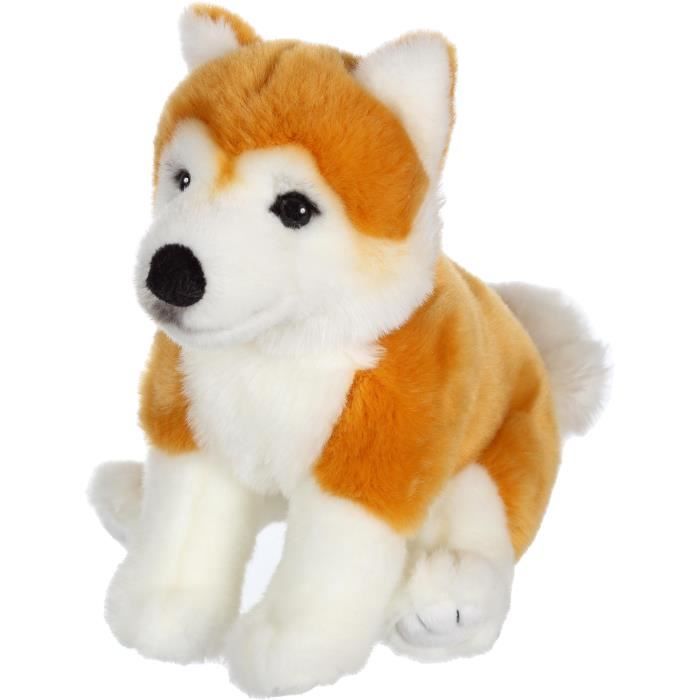 Peluche Chien Shiba - GIPSY TOYS - Assis, 25 cm