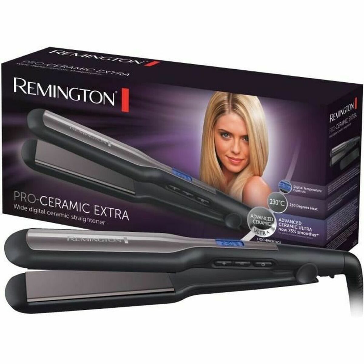 Lisseur à cheveux Remington S5525 Noir