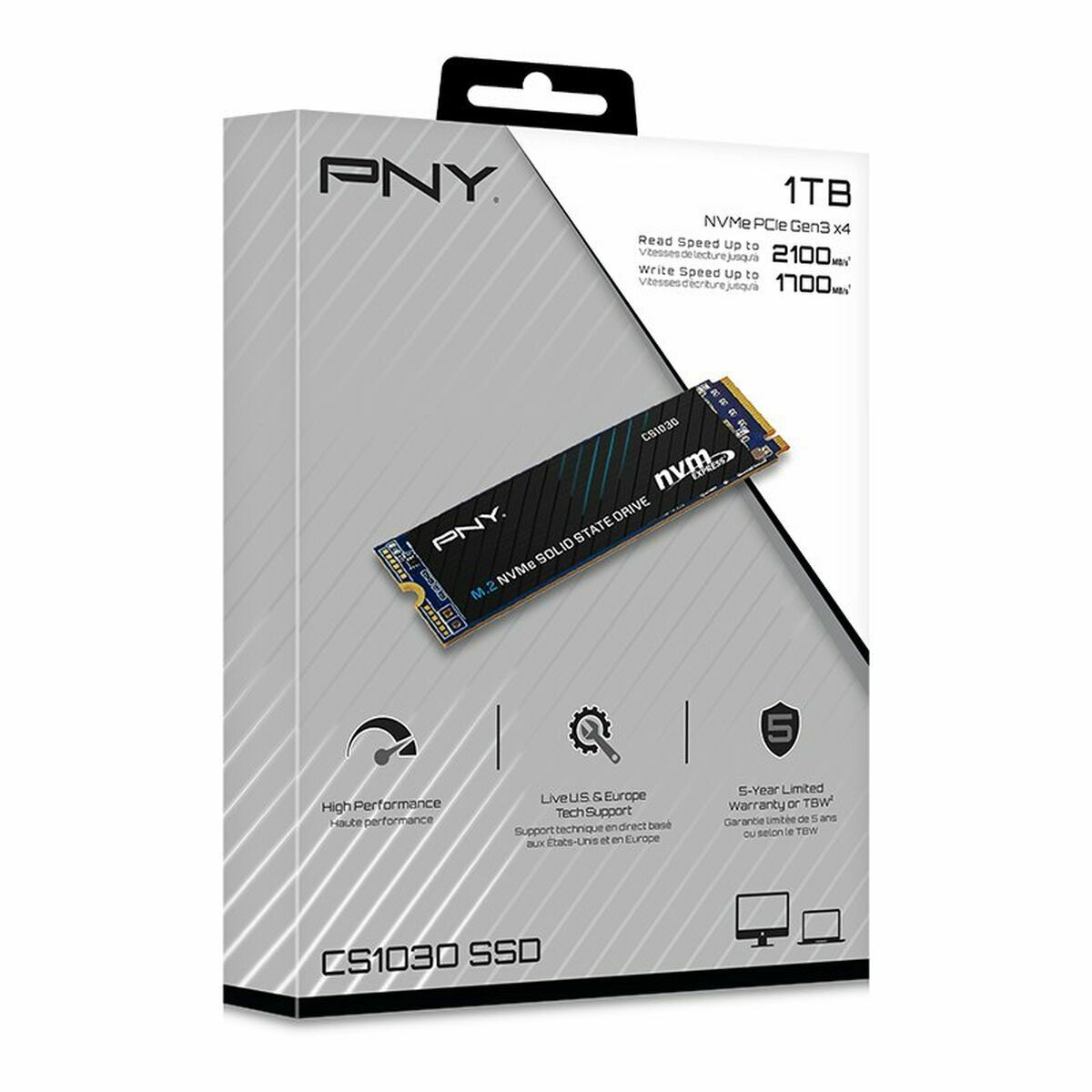 Disque dur PNY CS1030 1 TB SSD