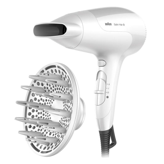 Sèche-cheveux Braun 3 HD 385 Blanc Monochrome 2000 W 1 Pièce (1 Unité)