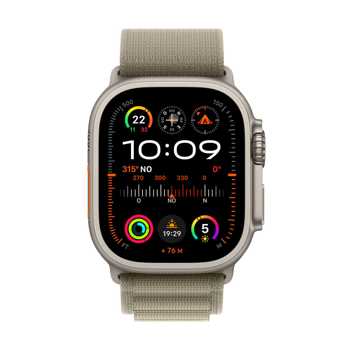 Montre intelligente Apple Watch Ultra 2 1,92" Doré Olive 49 mm