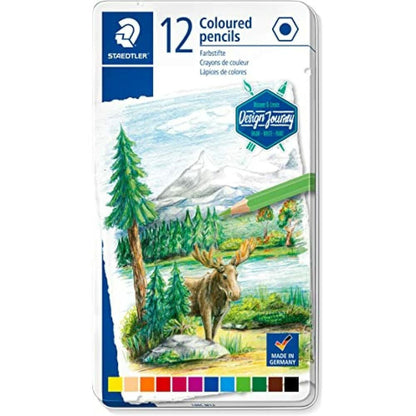 Crayons de couleur Staedtler Design Journey Vert Multicouleur