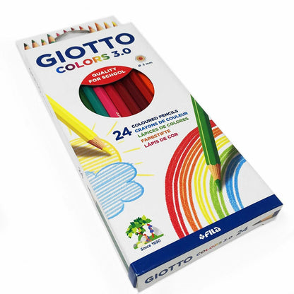 Crayons de couleur Giotto Colors 3.0 Multicouleur 24 Pièces