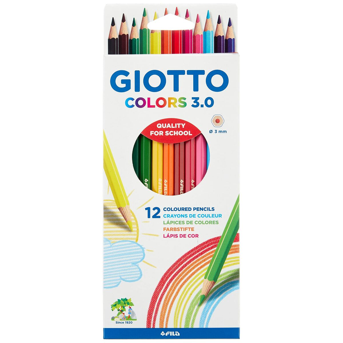 Crayons de couleur Giotto F276600 Multicouleur