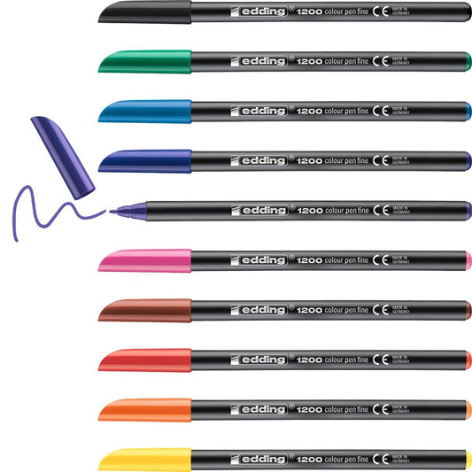 Feutres Edding 1200 colourpen Multicouleur