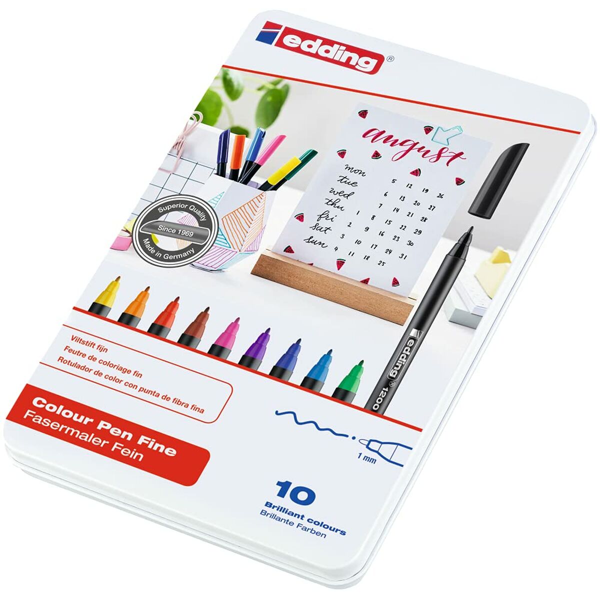 Feutres Edding 1200 colourpen Multicouleur