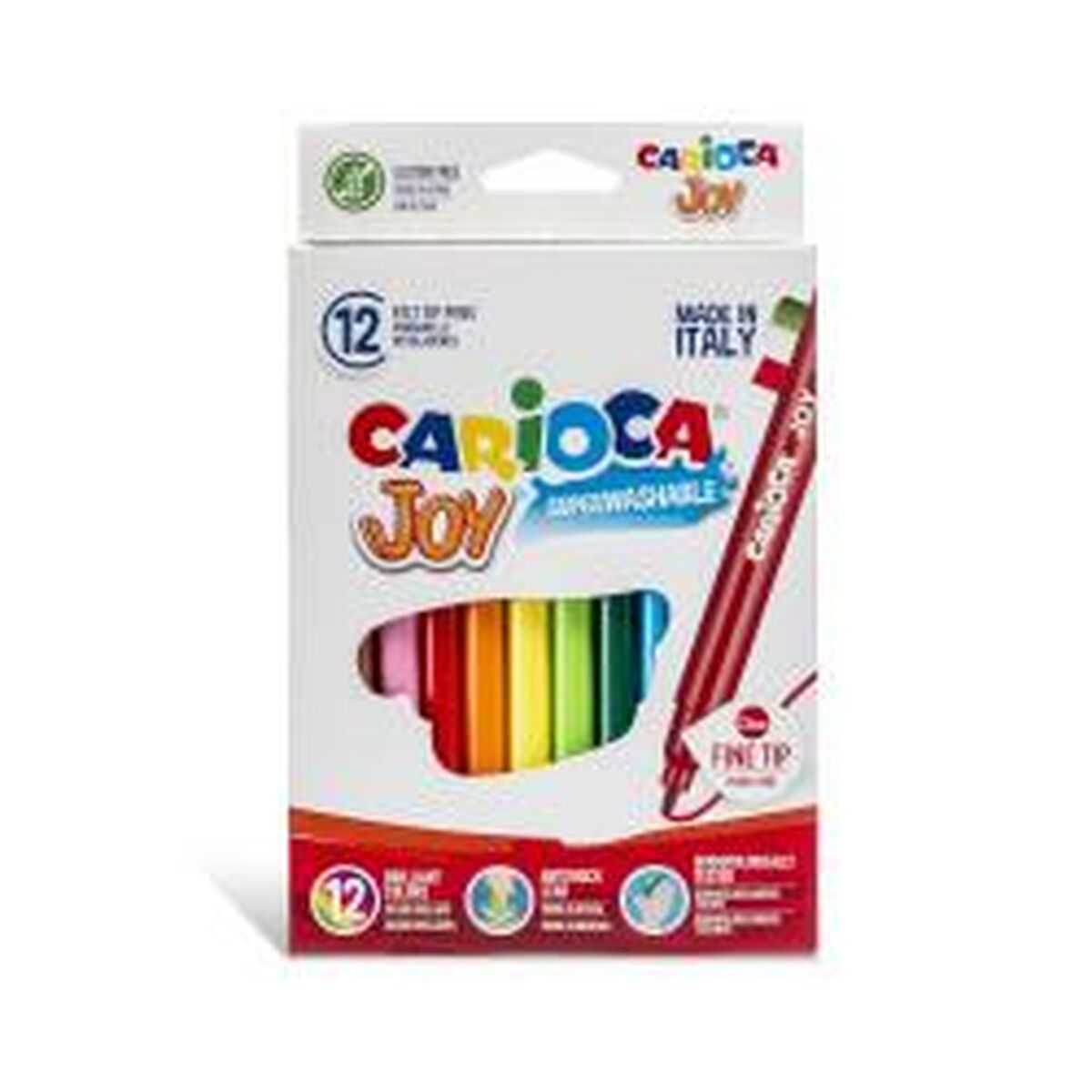 Ensemble de Marqueurs Carioca Joy Multicouleur (12 Pièces) (12 Unités)