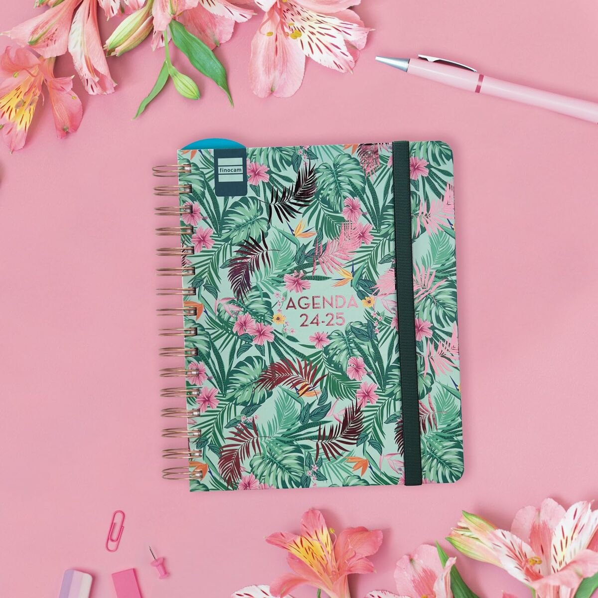 Agenda Finocam Tropic Multicouleur A5 2024-2025 Enseignant (1 Unité)