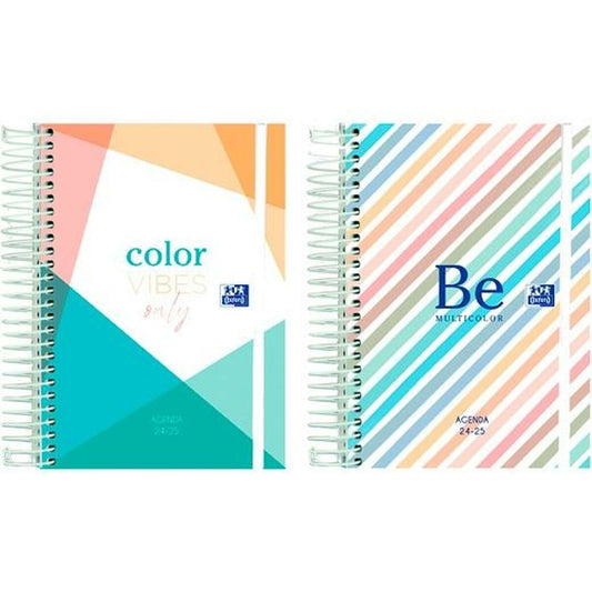 Agenda Oxford Colorbrlock Multicouleur 2024-2025