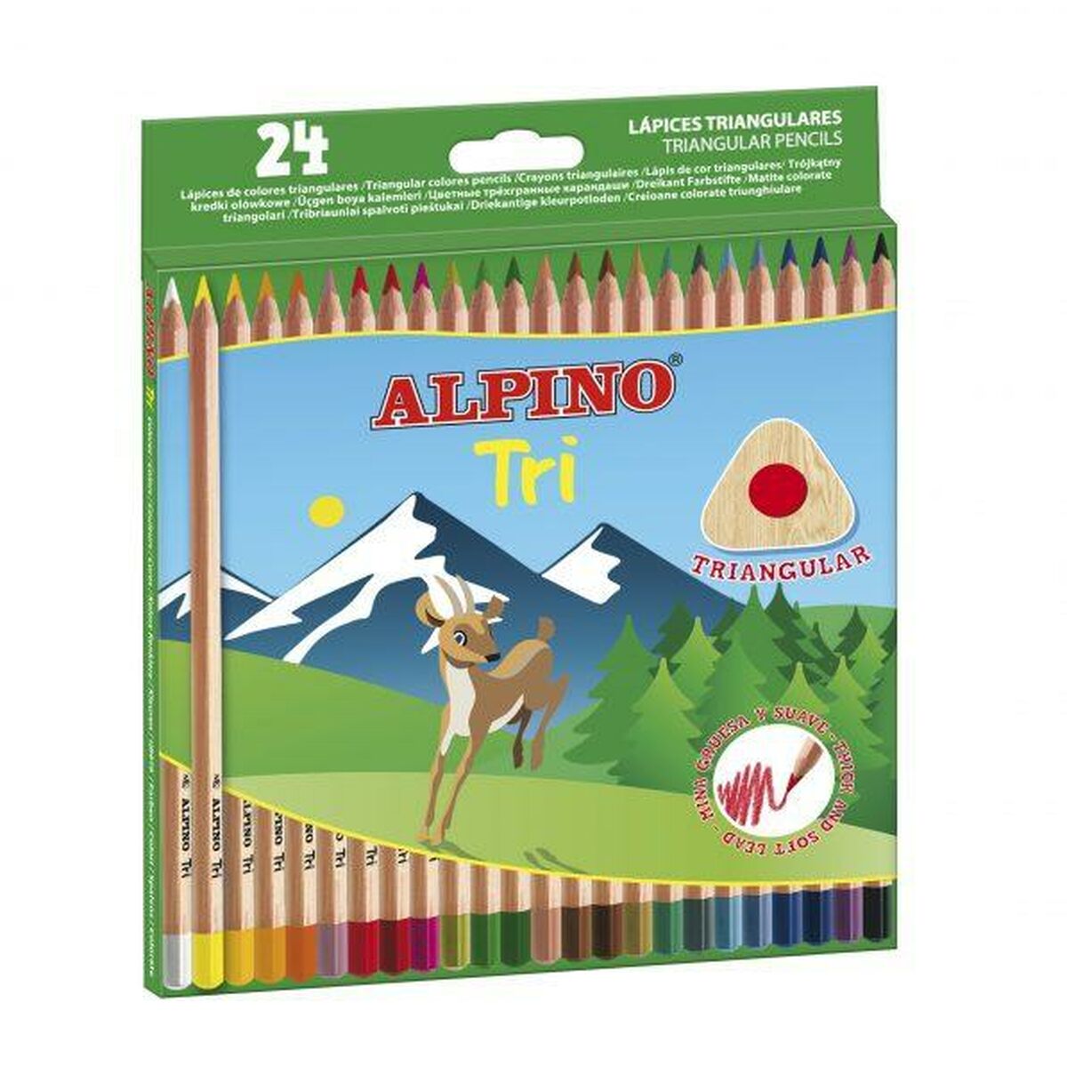 Crayons de couleur Alpino AL000129 Multicouleur 24 Pièces