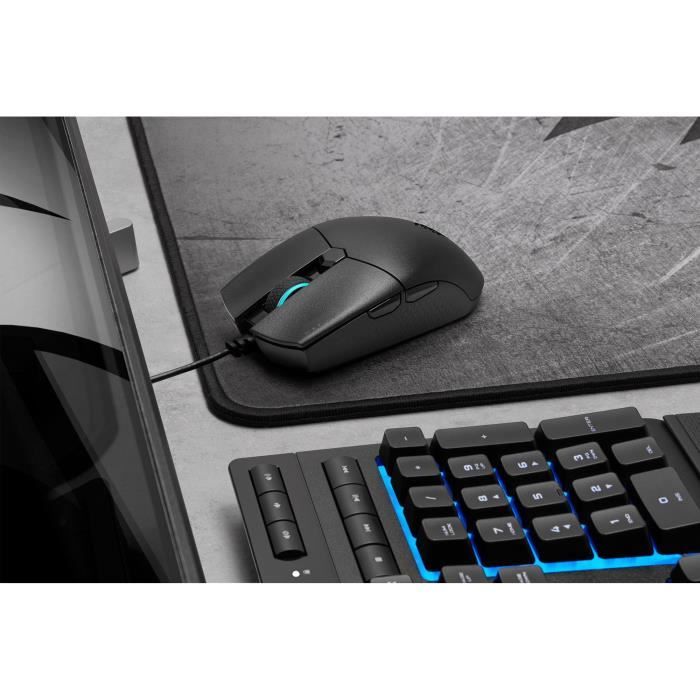 CORSAIR Souris Gamer KATAR PRO - LED RGB - 12400DPI, optique - Noire (CH-930C011-EU)