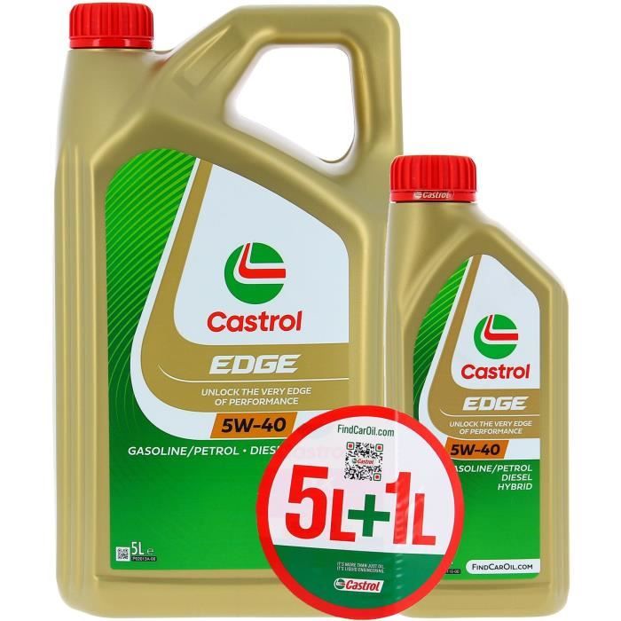 Huile Moteur - CASTROL EDGE - 5W-40 - 5L+1L - 057326