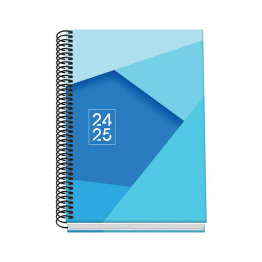 Agenda DOHE Tangram Basic Bleu A5 2024-2025