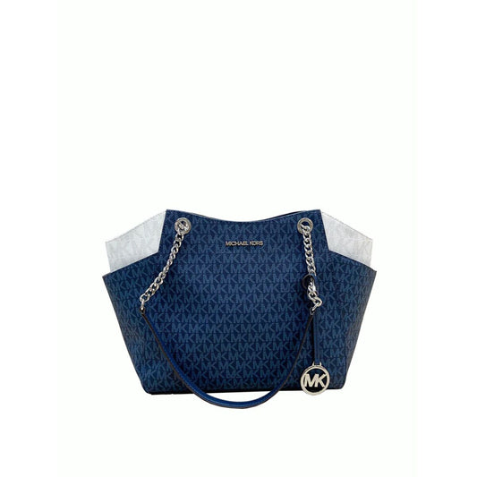 Sac à main Femme Michael Kors JET SET TRAVEL-NAVY-MULTI Bleu 29 x 25 x 8 cm