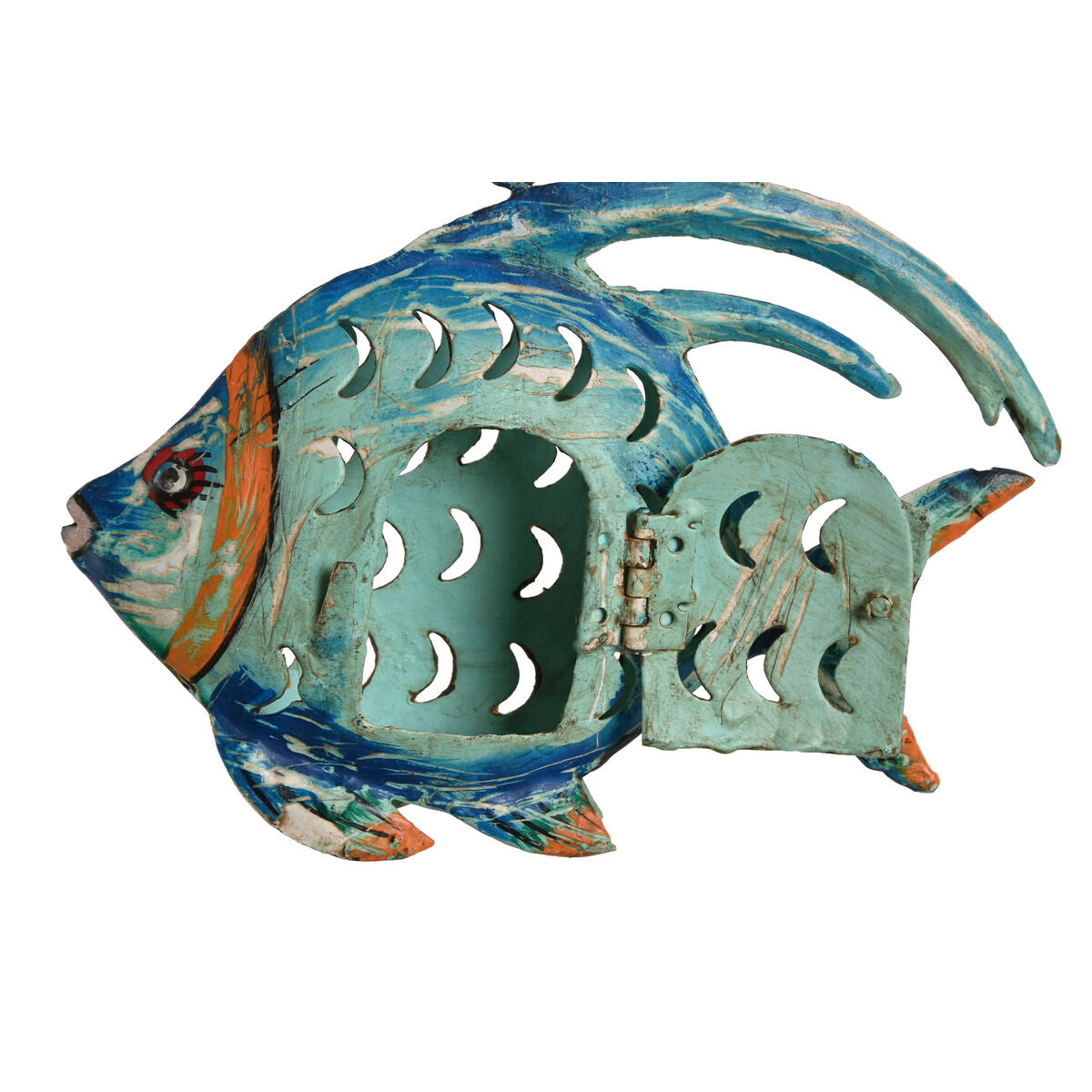 Figurine Décorative Home ESPRIT Poisson méditerranéen 19 x 4 x 13 cm