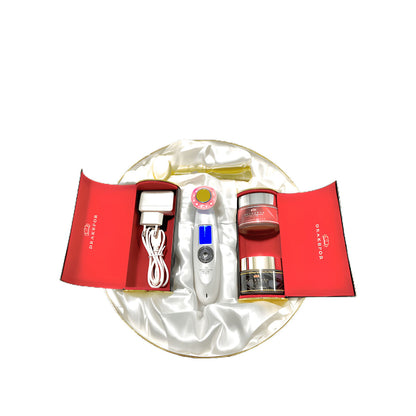 Masseur Facial Drakefor 9902 Blanc - RF & Photothérapie 3 Pièces