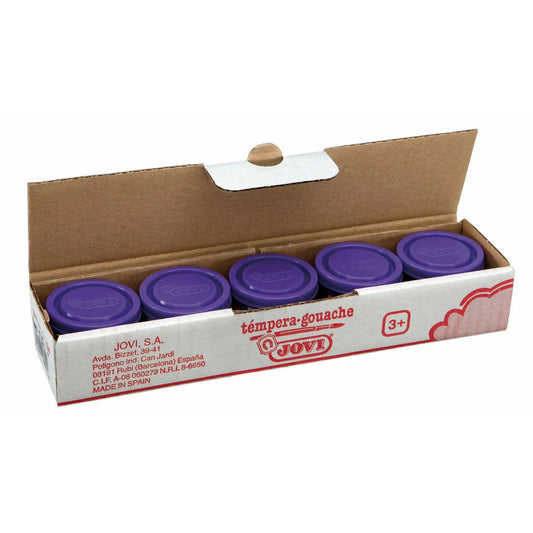 Gouache Jovi 50323 Violet Bois Papier Tissu Papier carton 35 ml 5 Unités