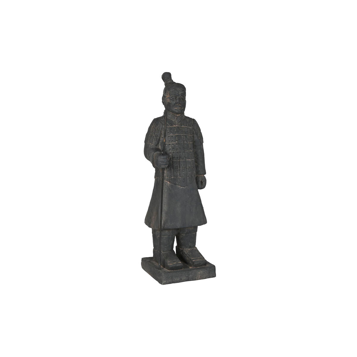 Figurine Décorative Home ESPRIT Gris Oriental Guerrier 37 x 36 x 120 cm