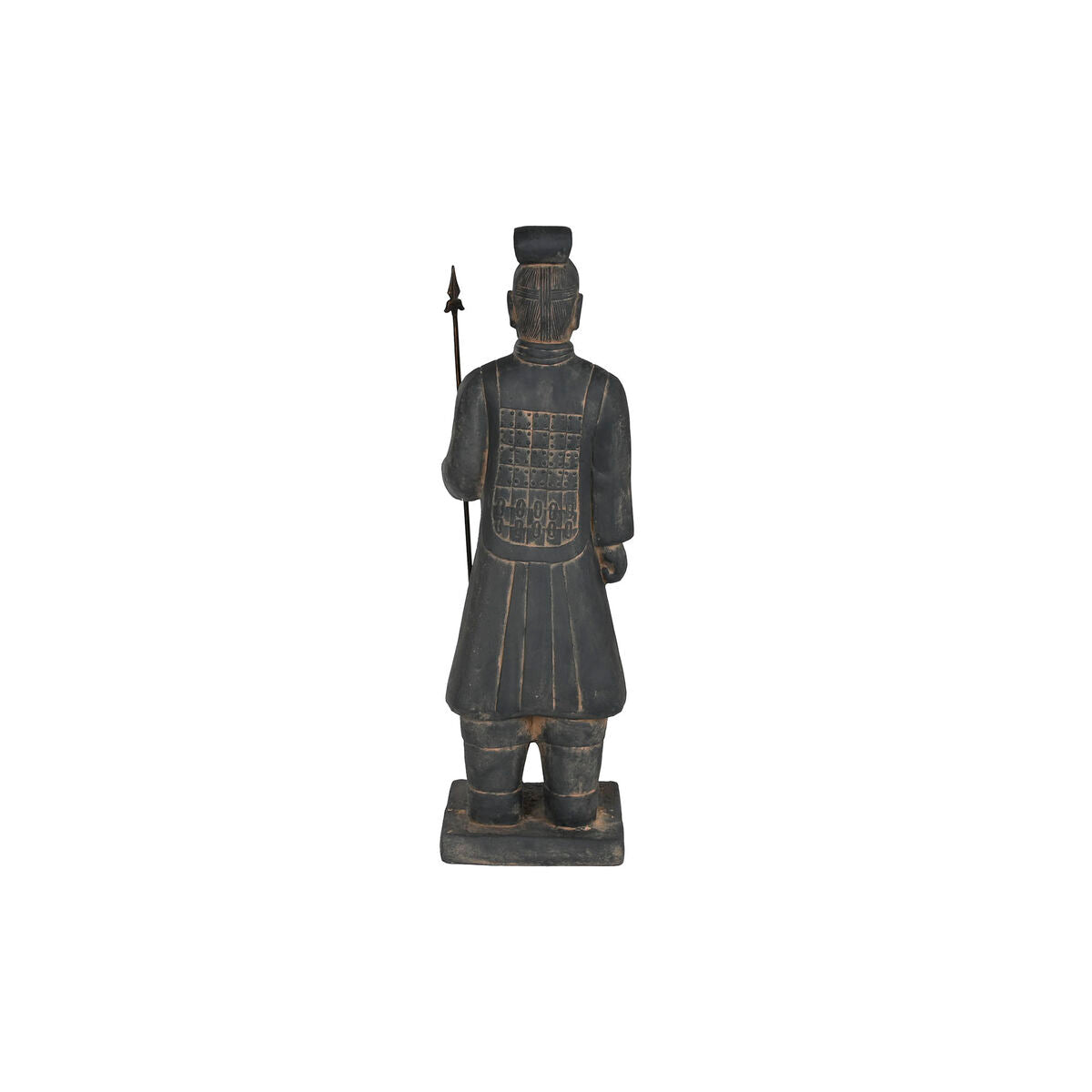 Figurine Décorative Home ESPRIT Gris Doré Oriental Guerrier 35 x 32 x 118 cm