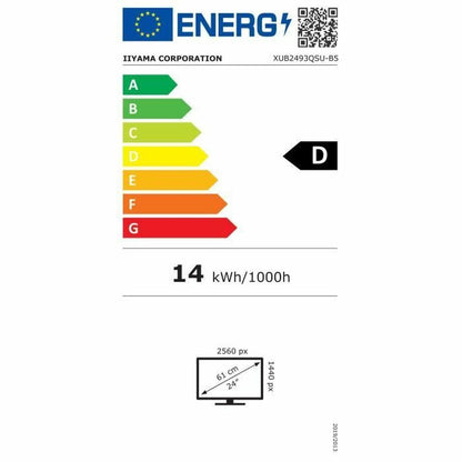 Écran Iiyama XUB2493QSU-B5 24" LED IPS Flicker free