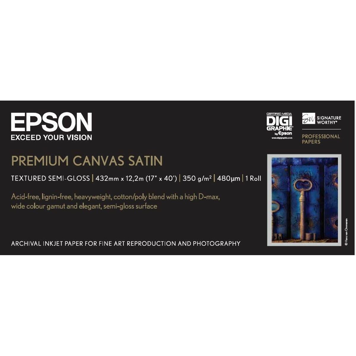 Papier pour imprimante Epson C13S041846 Blanc 500 Volets (1 Unité)