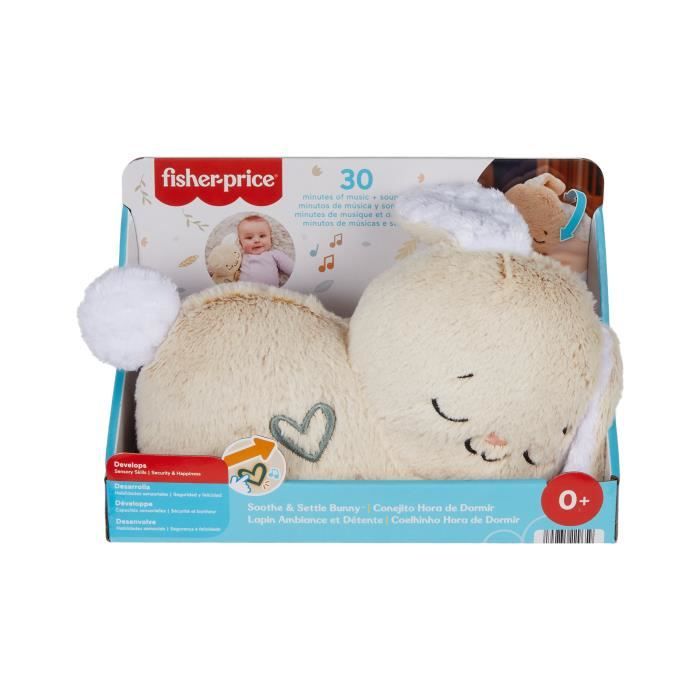 Fisher-Price-Mon Lapin Câlin-Peluche veilleuse personnalisable HXG97