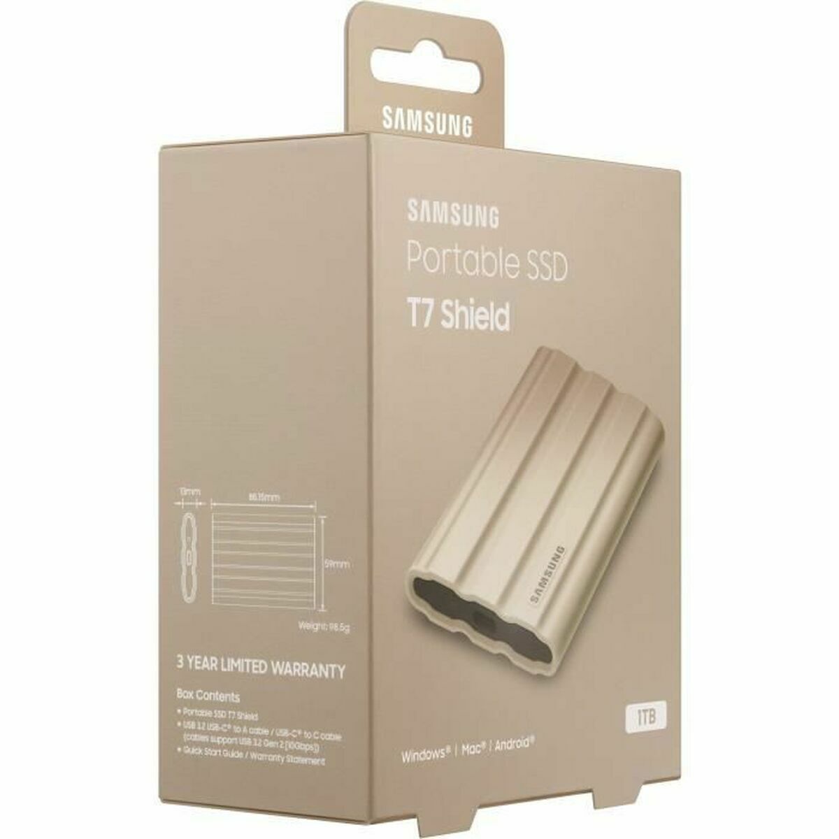 Disque Dur Externe Samsung MU-PE1T0K 1 TB SSD