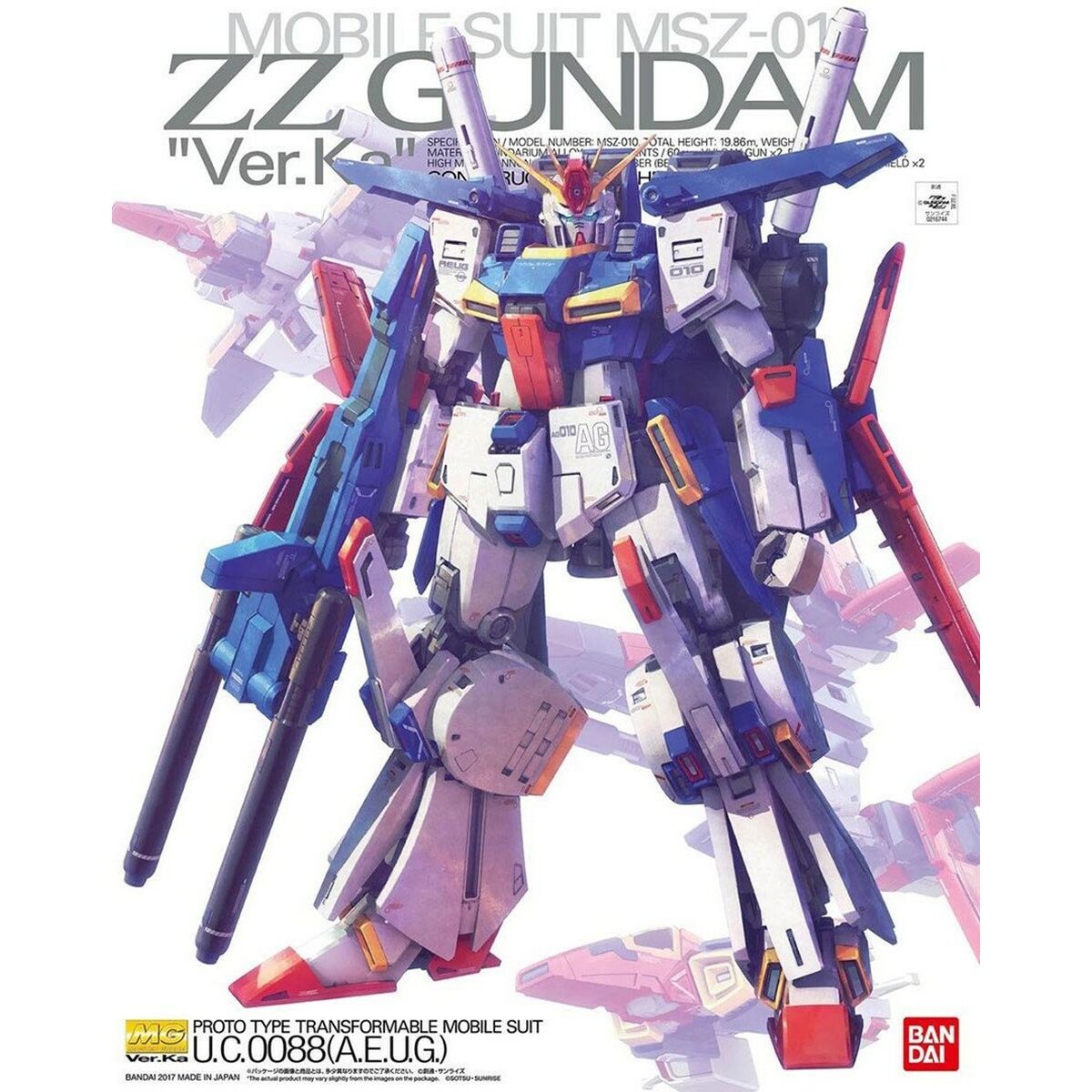 Figurine d’action Bandai ZZ GUNDAM VER.KA