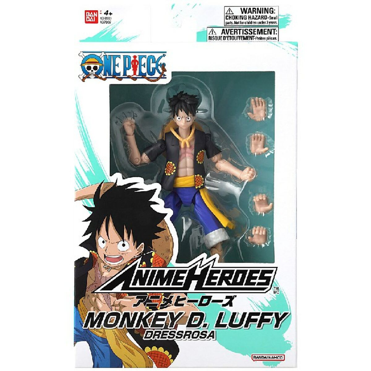 Figurine d’action Bandai Monkey D. Luffy Dressrosa