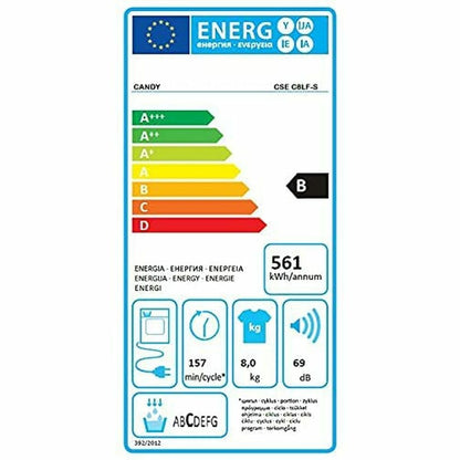 Séchoir à condensation Candy CSE C8LF-S Blanc 8 kg