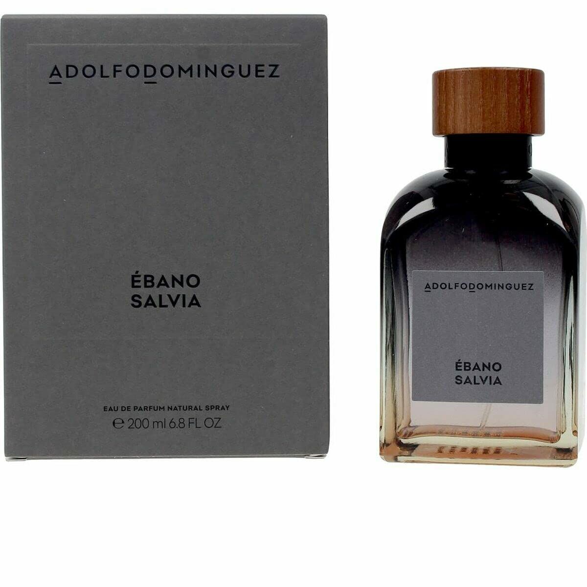 Parfum Homme Adolfo Dominguez EDP 200 ml Ébano Salvia