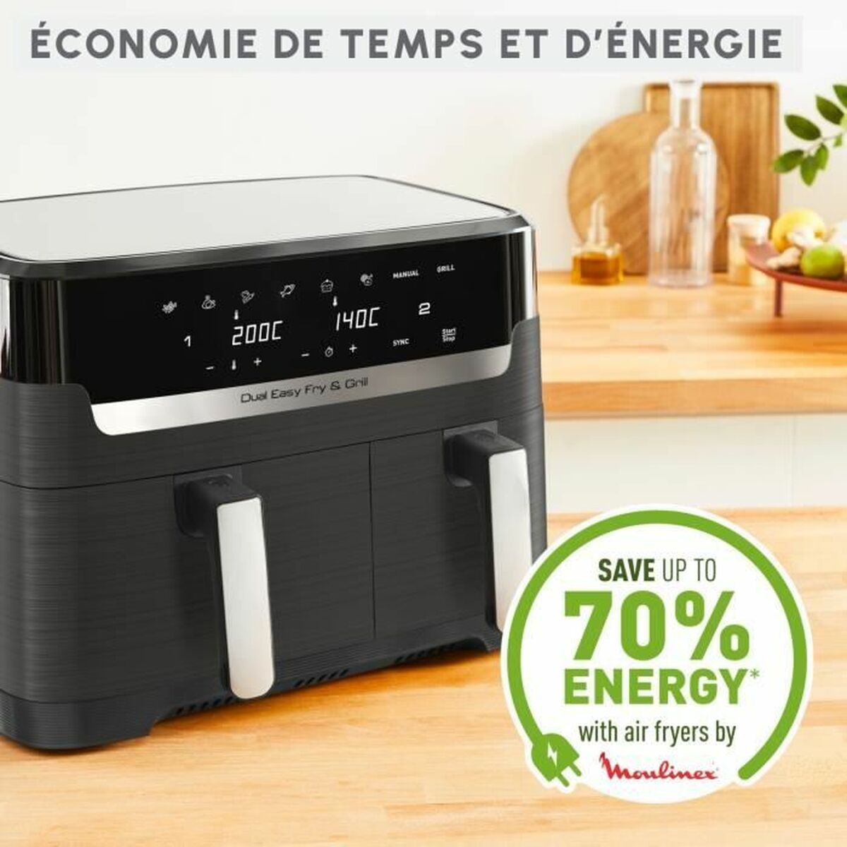 Friteuse à Air Moulinex 2450 W 8,3 L