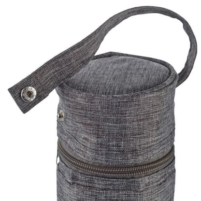 Porte biberon THERMOBABY - isotherme - gris chiné