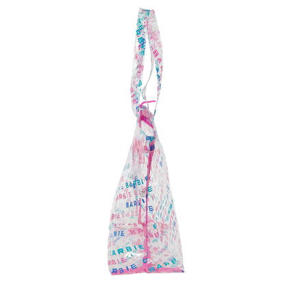 Sac à main Femme Barbie Logomania Transparent Rose clair 54 x 35 x 17 cm