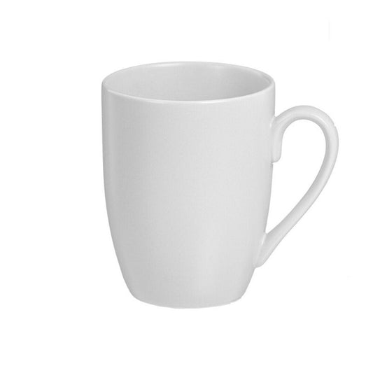 Jeu de 6 tasses Caison Blanc Porcelaine 350 ml Finition mate