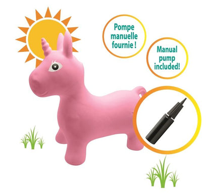 Porteur Licorne Sauteuse Gonflable Peluche - LEXIBOOK