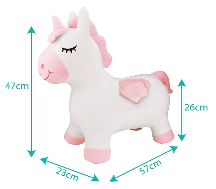 Porteur Licorne Sauteuse Gonflable Peluche - LEXIBOOK