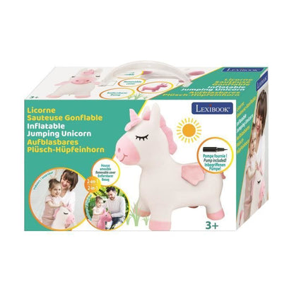 Porteur Licorne Sauteuse Gonflable Peluche - LEXIBOOK