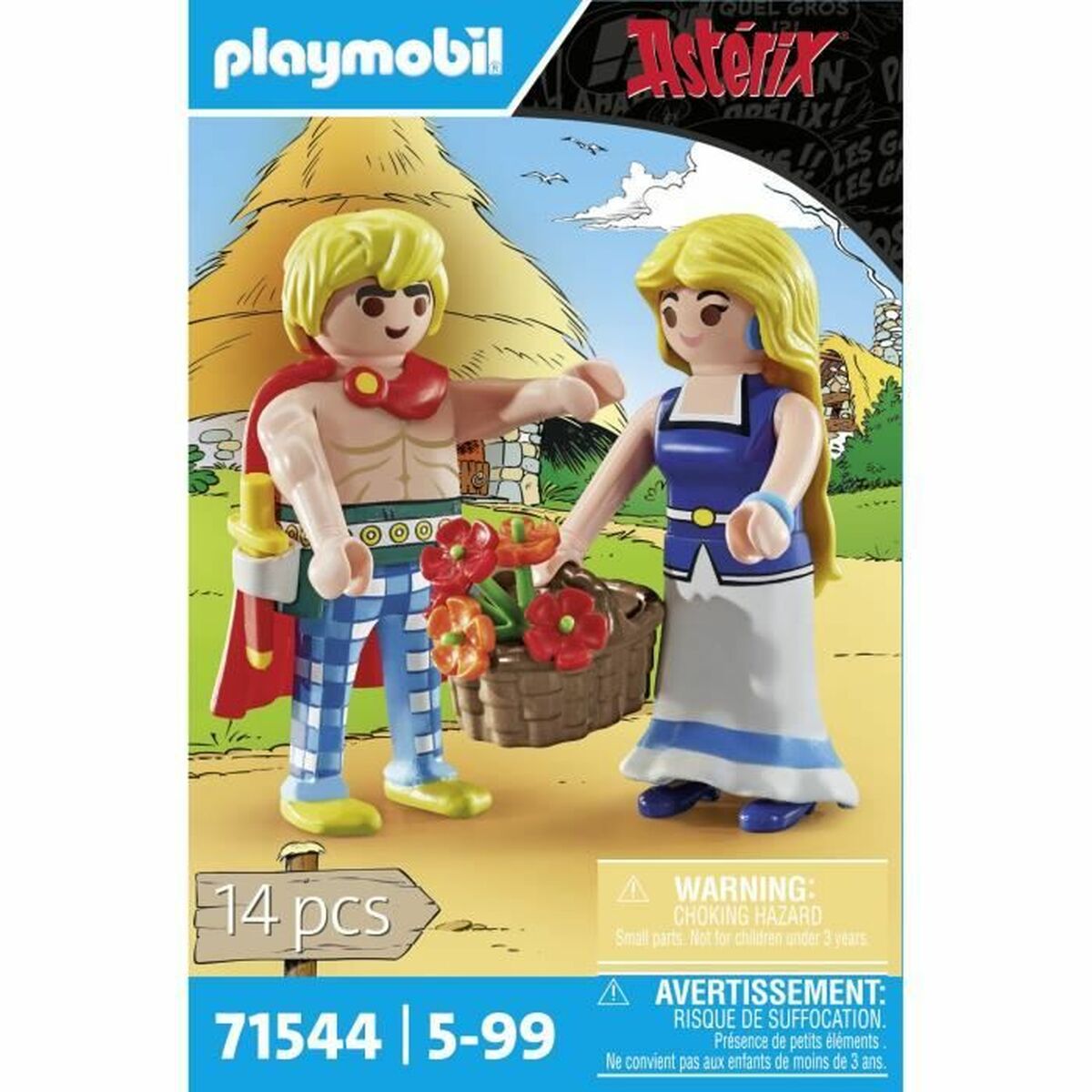 Figurine Playmobil Asterix 71544 14 Pièces